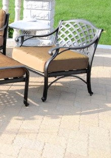 New Providence Cast Aluminum Deep Seating Club Chair by DWL